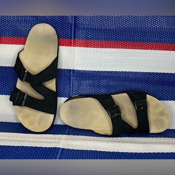 ✨🎉 Dansko Dayna Adjustable Leather Black Suede Sandals Women’s Size 10 EU 41 - Picture 4 of 17